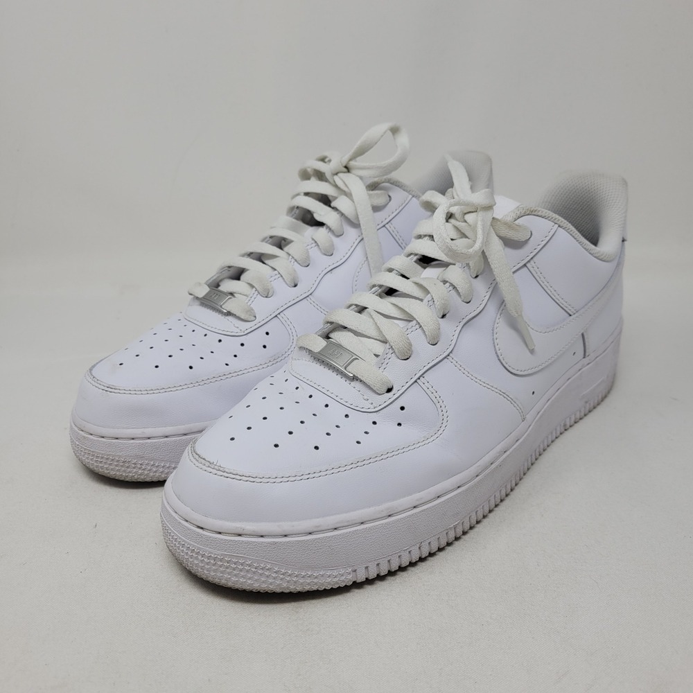 Nike Air Force 1 Low Sneakers Mens Size 12 Leather Low Top AF1 Shoes 315122-111